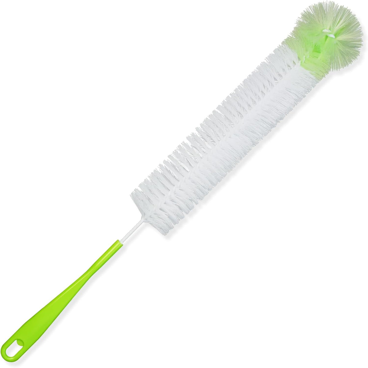 LiKee 18 inch long bottle cleaning brush front view