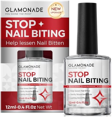 Anti toddler thumb sucking deterrent polish application on fingernails