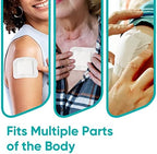 Highly absorbent cotton island dressing by General Medi for managing post surgical wound fluid