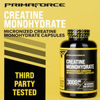 Primaforce Creatine Monohydrate Capsules packaging angle