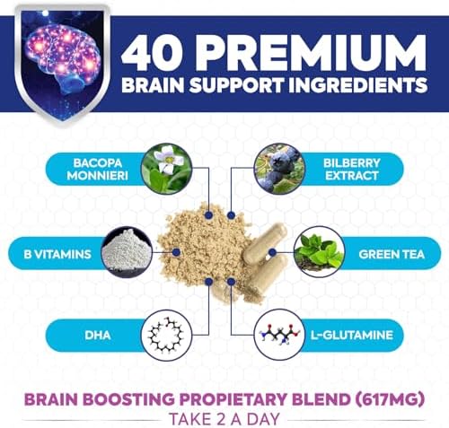 Health Nutrition Naturals brain supplement capsules close up