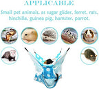 Leftstarer fleece sugar glider bedding multi tier structure