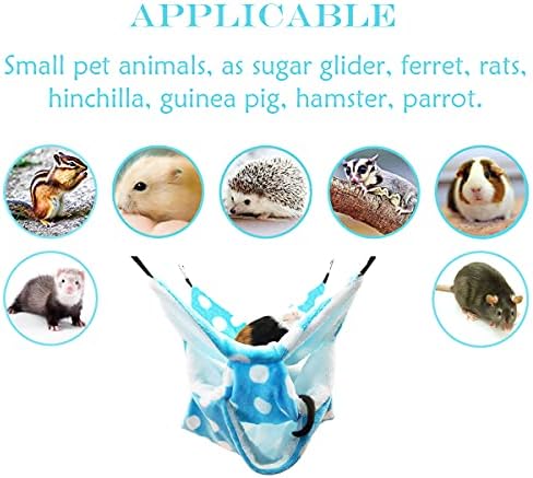 Leftstarer fleece sugar glider bedding multi tier structure