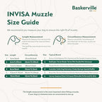 Adjustable straps and buckle of Baskerville Invisa muzzle