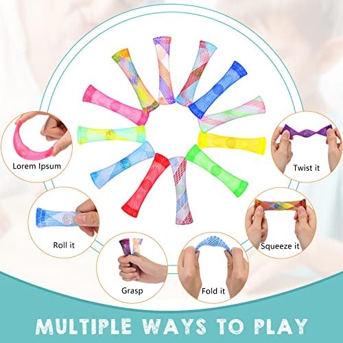 Macarrie quiet sensory toys stacked neatly showing the vivid style color choices