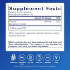 Pure Encapsulations calcium capsules packaging nutritional label