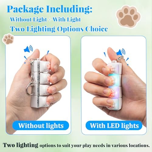 Adult using the Hunfuthr mechanical keyboard switch clicker keychain for anxiety decompression
