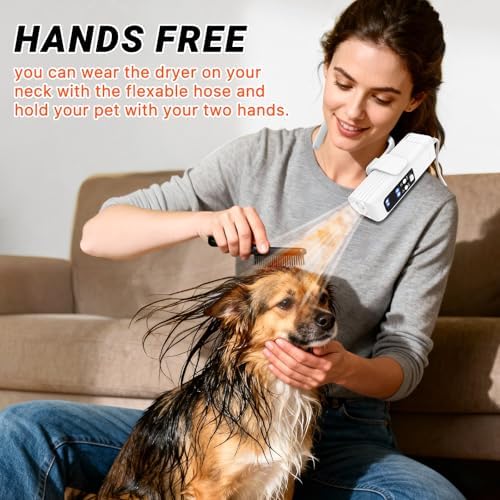 Fujoyia pet dryer with stand for vertical grooming