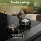 Bates double key design stove knob safety lock