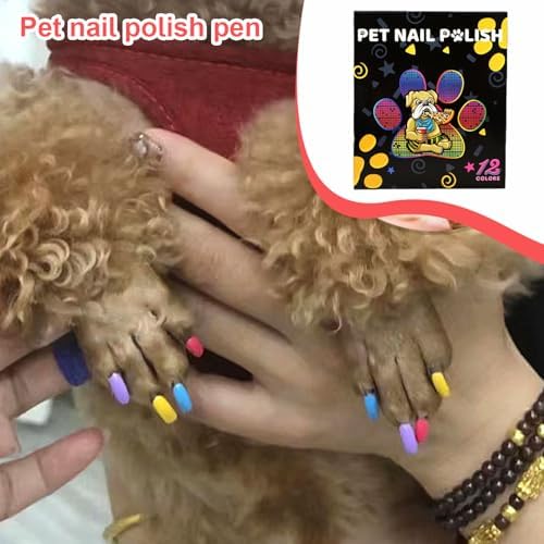 Fast drying dog and cat nail manicure markers in various vibrant shades