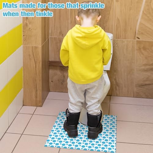 The textured non slip backing layer of the Drydiet disposable commode floor mat exposed.