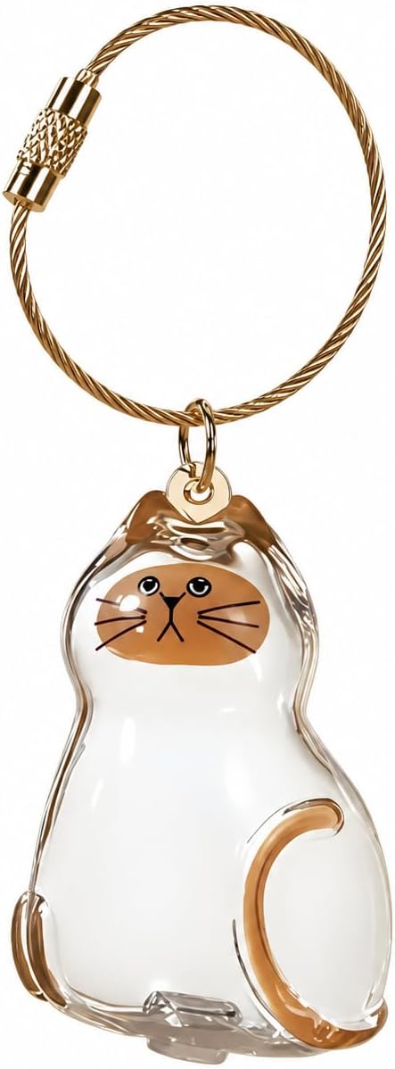 Cat Fur Memorial Keychain Keepsake Capsule Hair Storage Pendant for Pet Remembrance Fillable - Image 9