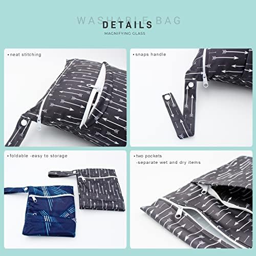 Yuluonaps waterproof bag holding cloth diapers and toiletries