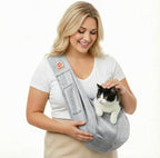 Tomkas Small Dog Sling Carrier - Classic Pocket & Classic Strap - Wrap Carrier - for 3-10 lbs Pets(Black) - Image 13