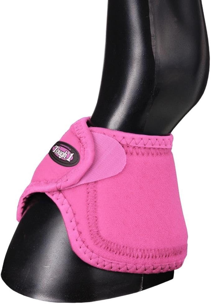 Tough 1 breathable neoprene bell boots pair laid out flat