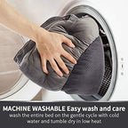 Asvin Small Dog Bed for Small Dogs, Cat Beds for Indoor Cats, Pet Bed for Puppy and Kitty, Extra Soft & Machine Washable with Anti-Slip & Water-Resistant Oxford Bottom, Grey, 20 inches - Image 6