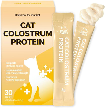 Doctor By Cat Colostrum Protein Supplement front view packaging for feline immune care