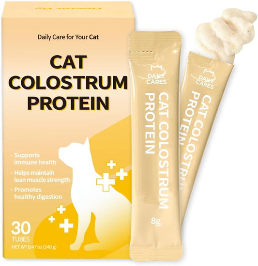 Doctor By Cat Colostrum Protein Supplement front view packaging for feline immune care