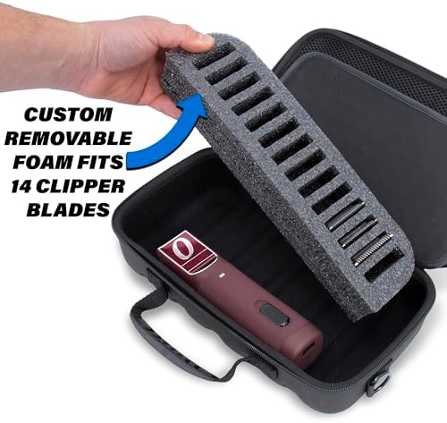 CASEMATIX protective clipper case featuring heavy duty metal zippers and rubber carry handle