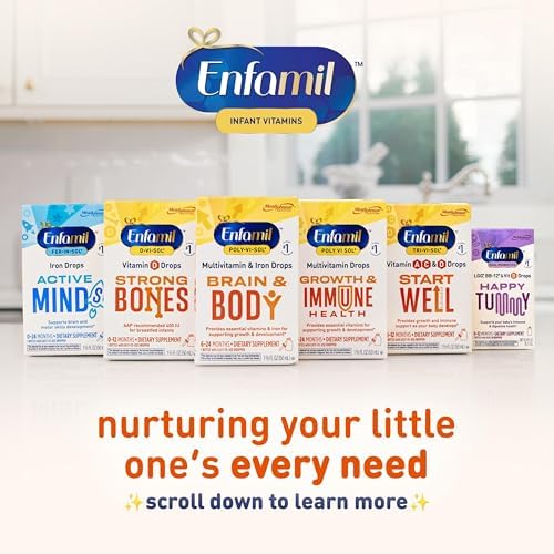 Enfamil Tri-Vi-Sol 50 mL bottle with included dosage dropper