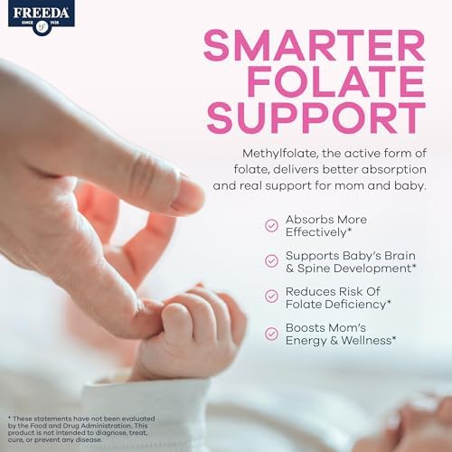 Freeda Mini Prenatal Vitamin ingredients and supplement facts panel
