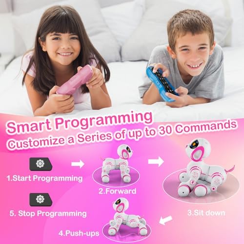 Contixo R3 robot dog side profile with remote control