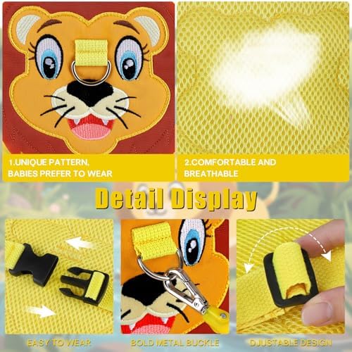 Comfortable sponge padded wristband for child safety link
