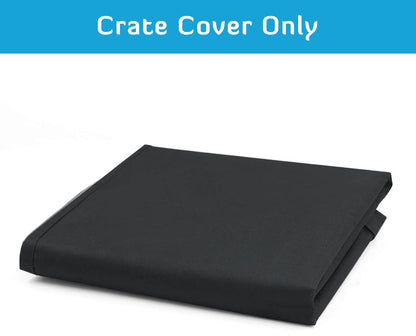 Authentic USA dog crate cover secured with bottom toggles