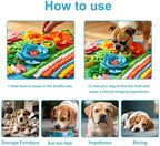 Nestery Dog Enrichment Puzzle Mat Top View