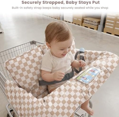 Folded Konssy cotton cart cover for easy storage
