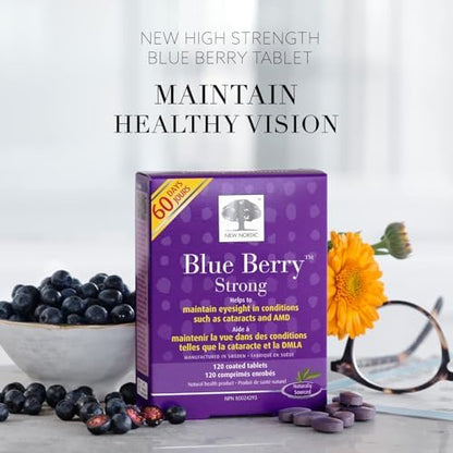 New Nordic Blue Berry ingredient list on packaging