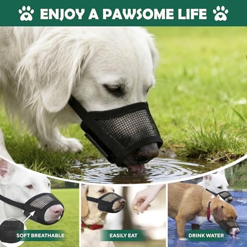 OHNSO dog muzzle for medium dogs protective behavior training accessory