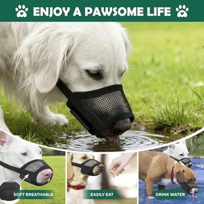 OHNSO dog muzzle for medium dogs protective behavior training accessory