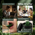 Plant based anti bad breath gel supplement for digestive system odor neutralization
