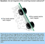 Aquarium Choice 11 plug coral holder packaging contents highlighting the premium marine safe construction materials.