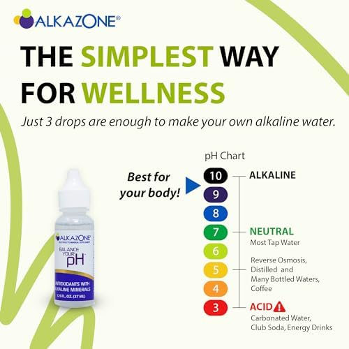 Alkazone 1.25 Fluid Ounce liquid mineral supplement packaging highlighting essential potassium ingredients.