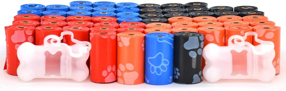 Best Pet Supplies Dog Poop Bags for Waste Refuse Cleanup, Doggy Roll Replacements for Outdoor Puppy Walking and Travel, Leak Proof and Tear Resistant, Thick Plastic - Assorted, 150 Bags - Image 13