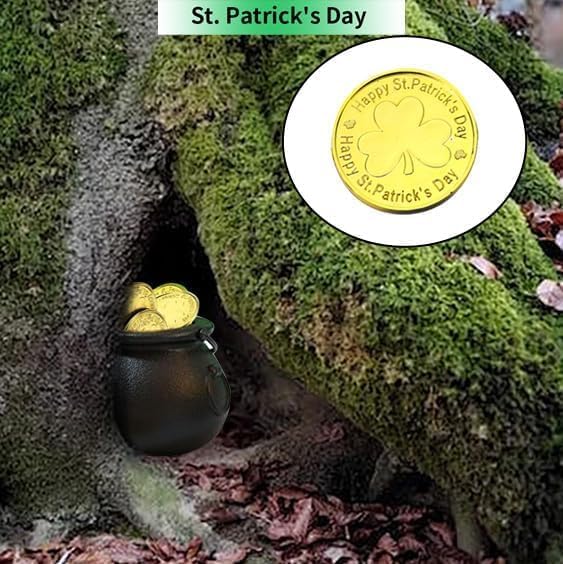 Lightweight fake gold tokens being used as classroom reward prizes and game markers.