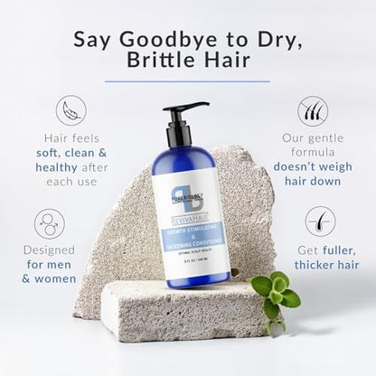 Pure Biology sulfate free hair conditioner for men and women close up