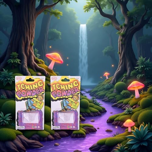 BWESOO novelty gag gift itching powder set for party supplies.