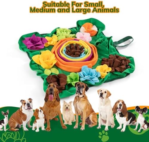 Puhohun Snuffle Mat for Dogs non-slip bottom surface