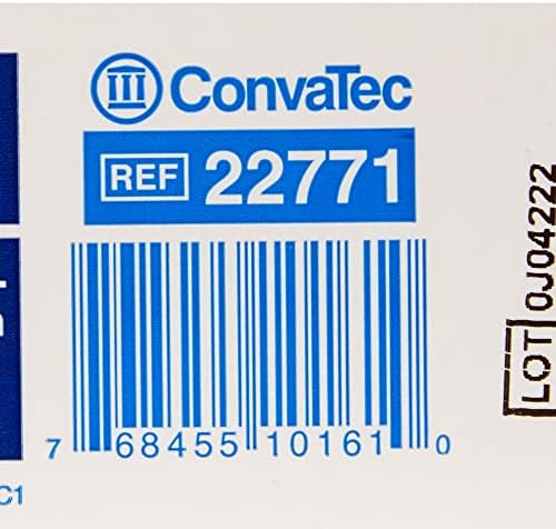 ConvaTec ActiveLife one piece ostomy bag highlighting the cut to fit Stomahesive skin barrier opening