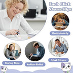 White cat shaped mechanical keyboard desk toy showing detailed design with a miniature bow tie