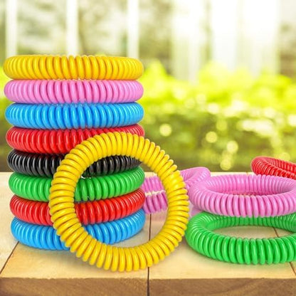 Close up of adjustable DEET-free BugBand insect repellent band