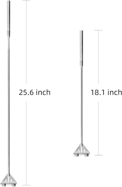 Adjustable twenty five inch modular handle extension for premium fish tank cleaner tool.