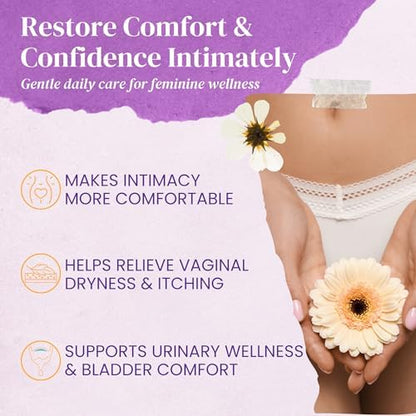 Olidiva intimate moisturizing cream pump dispenser for vaginal dryness