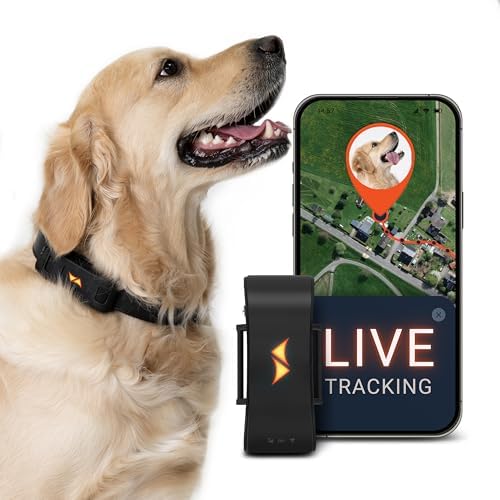 Side profile of PAJ 4G pet tracking device
