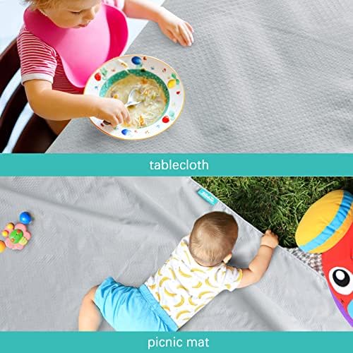Portable toddler splash mat folded for outdoor picnic travel