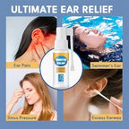 Herbal ear noise reduction spray bottle with precision applicator nozzle