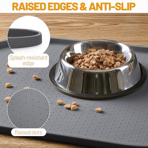 Hubulk Cat Bowls Placemat High Lip